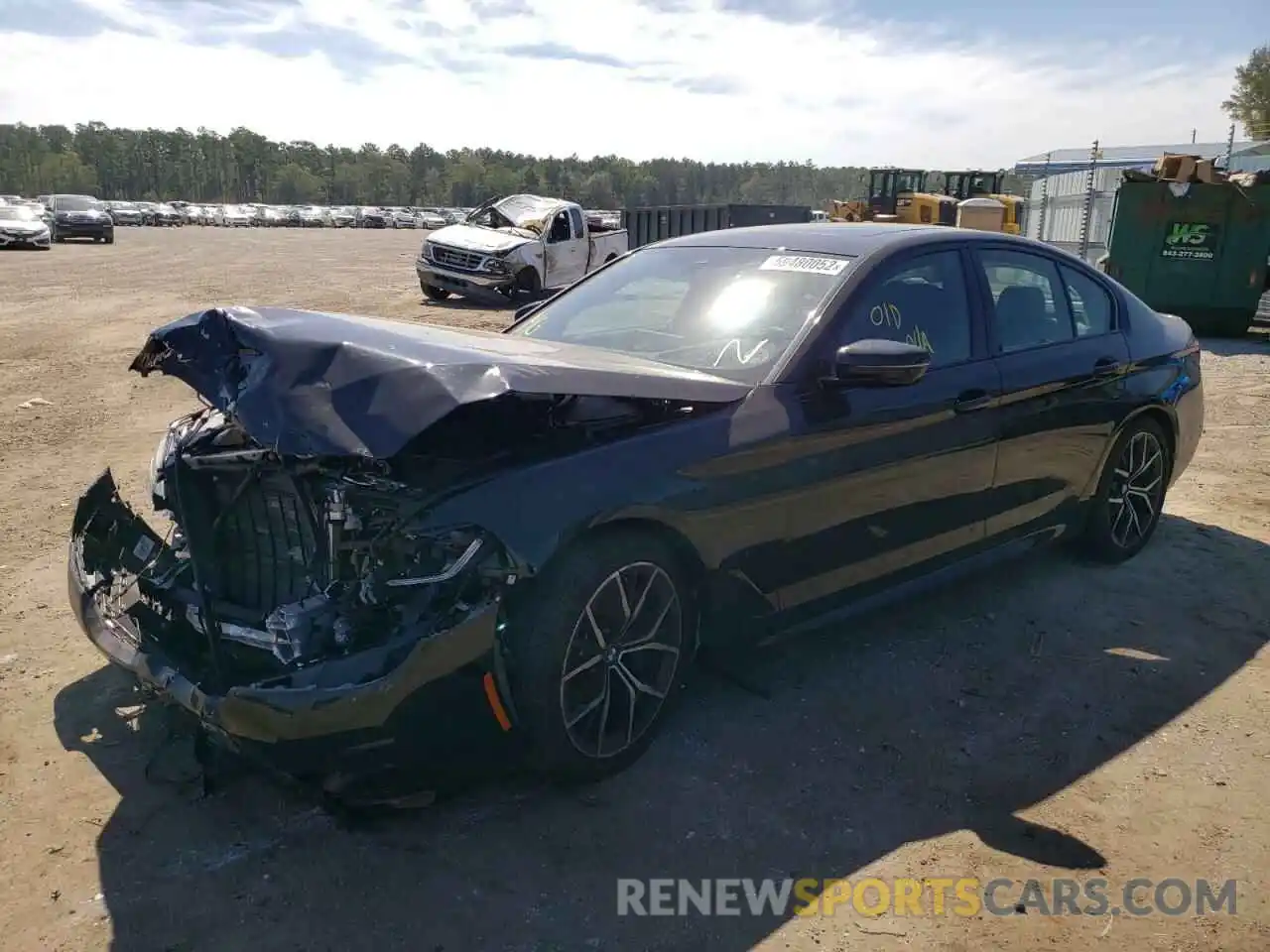 2 Photograph of a damaged car WBA13BK07NCJ56267 BMW M5 2022