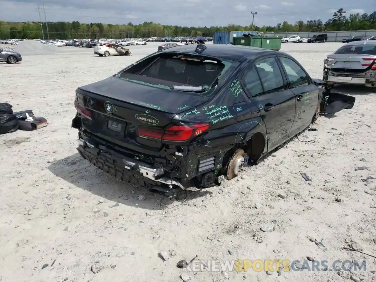 4 Photograph of a damaged car WBA13BK08NCH74491 BMW M5 2022