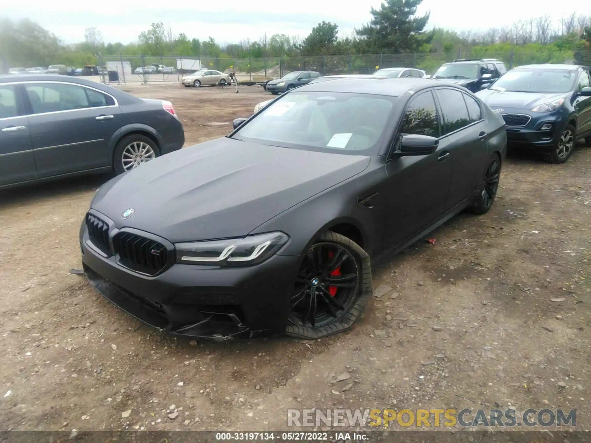 2 Photograph of a damaged car WBS83CH03NCJ21507 BMW M5 2022