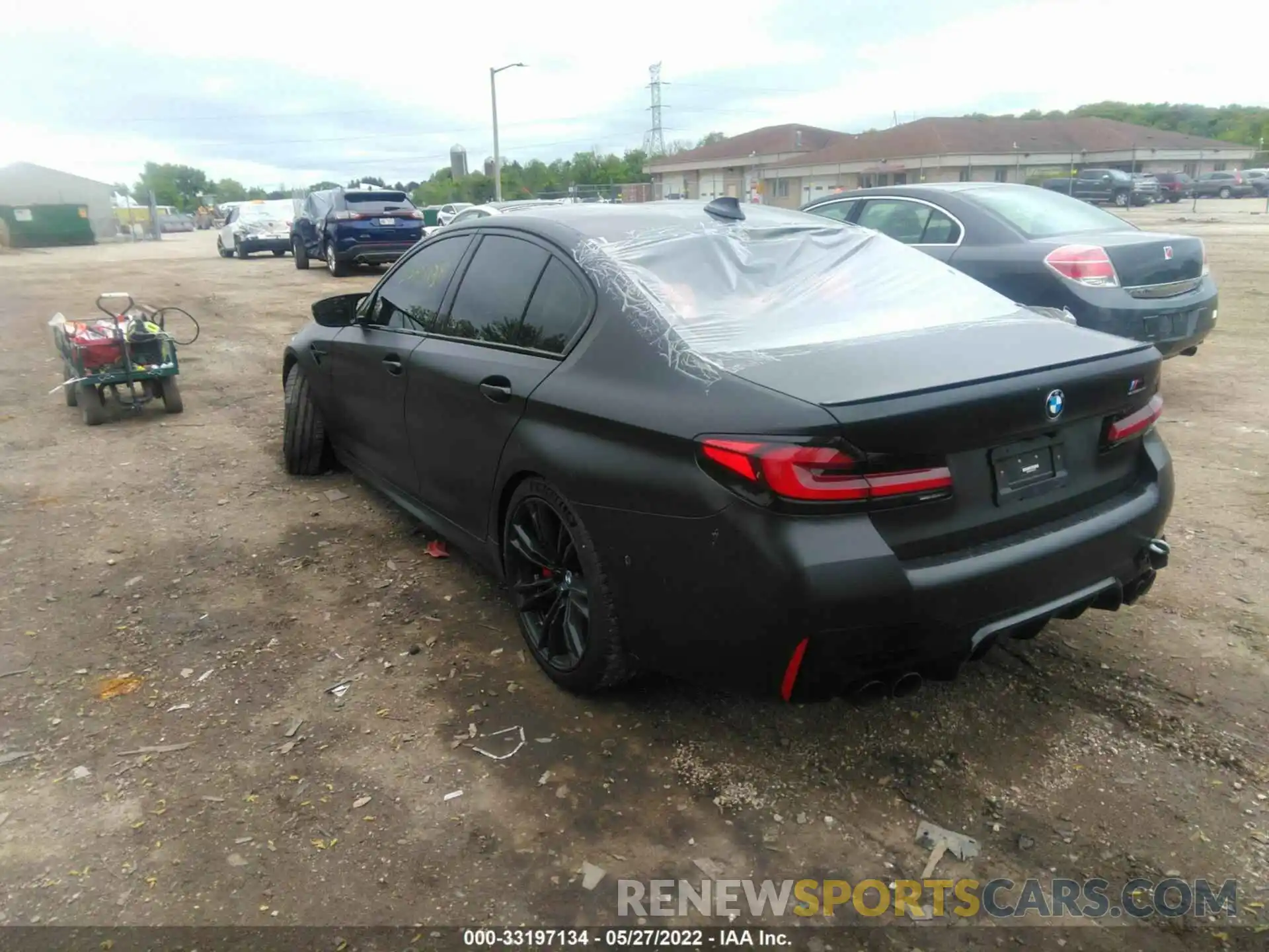 3 Photograph of a damaged car WBS83CH03NCJ21507 BMW M5 2022