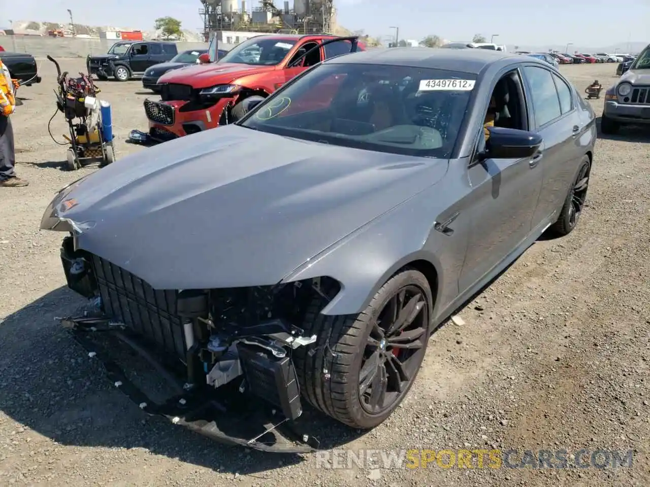 2 Photograph of a damaged car WBS83CH05NCJ87220 BMW M5 2022