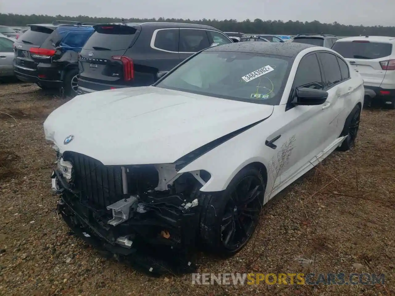 2 Photograph of a damaged car WBS83CH07NCH72531 BMW M5 2022