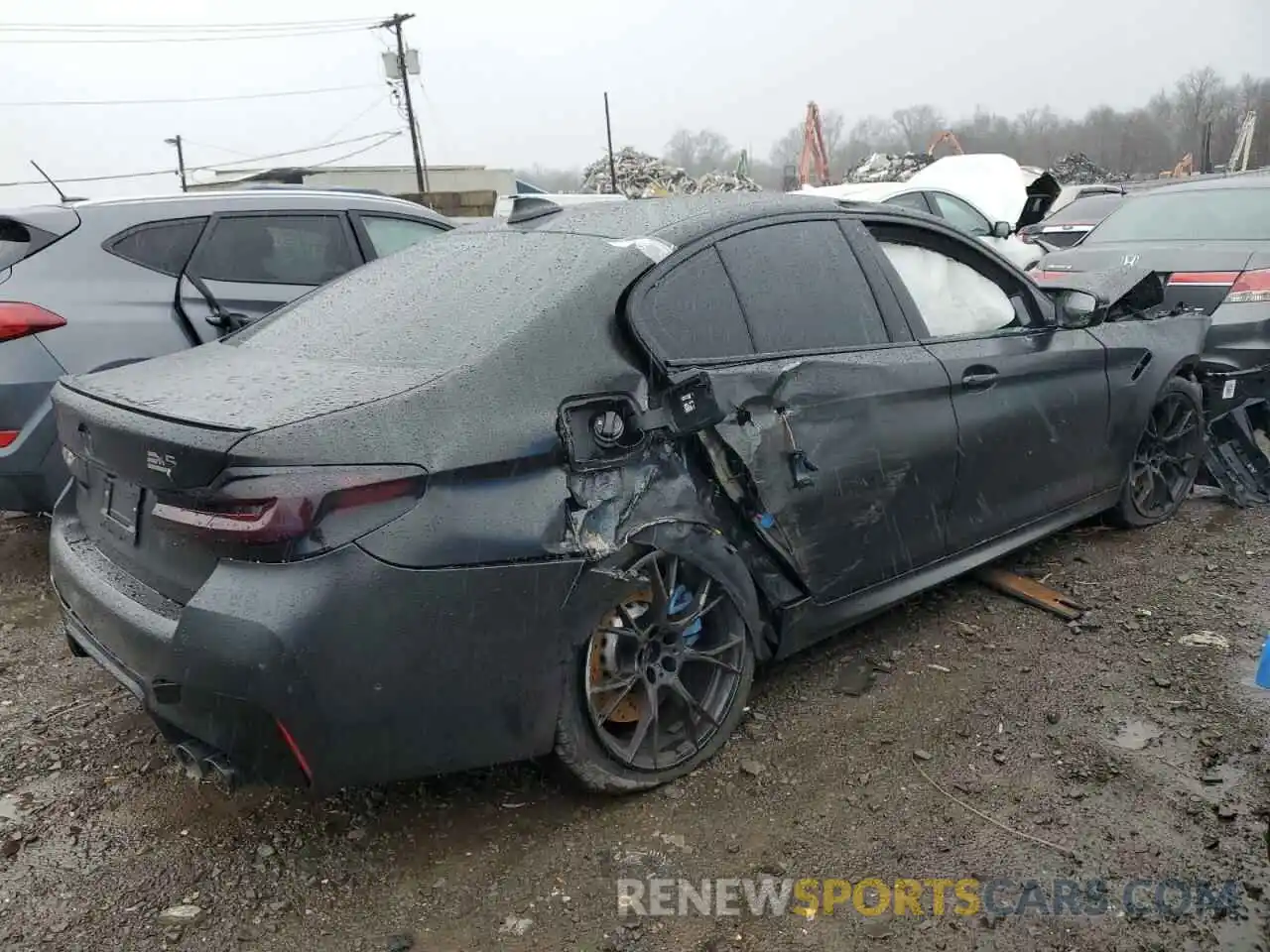 3 Photograph of a damaged car WBS83CH05PCL70264 BMW M5 2023