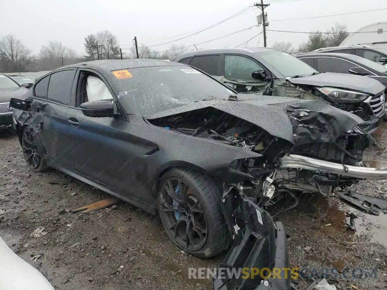 4 Photograph of a damaged car WBS83CH05PCL70264 BMW M5 2023