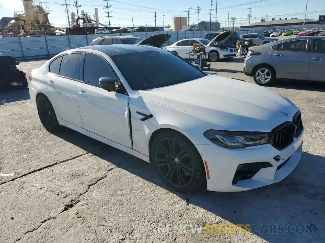 4 Photograph of a damaged car WBS83CH09PCL78724 BMW M5 2023