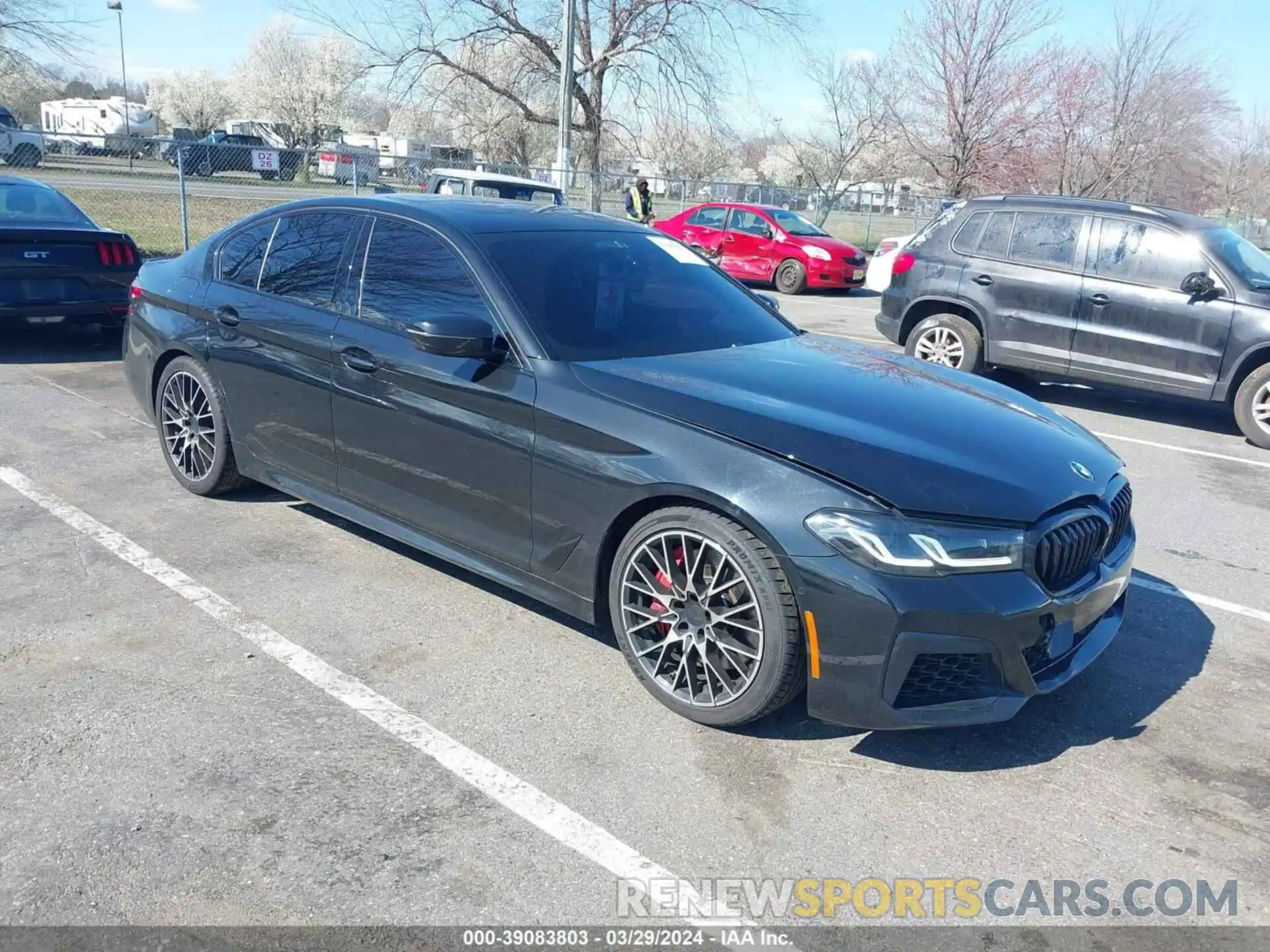 1 Photograph of a damaged car WBA13BK04PCL22666 BMW M550 2023