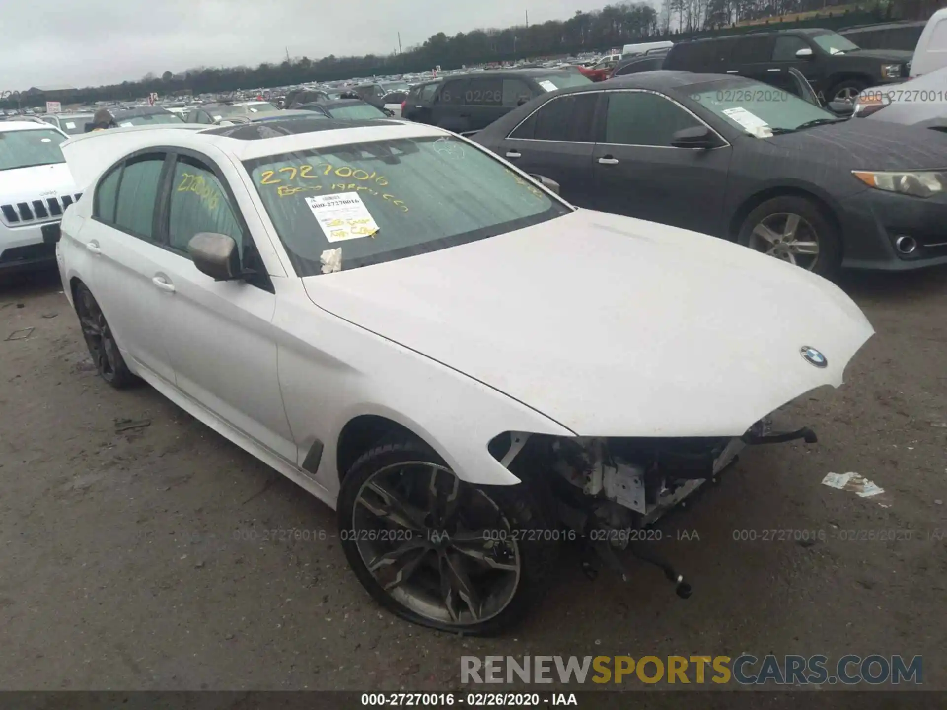 1 Photograph of a damaged car WBAJB9C52KB289350 BMW M550XI 2019