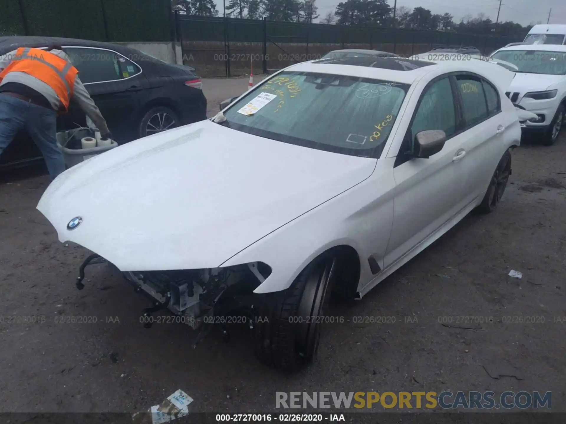 2 Photograph of a damaged car WBAJB9C52KB289350 BMW M550XI 2019