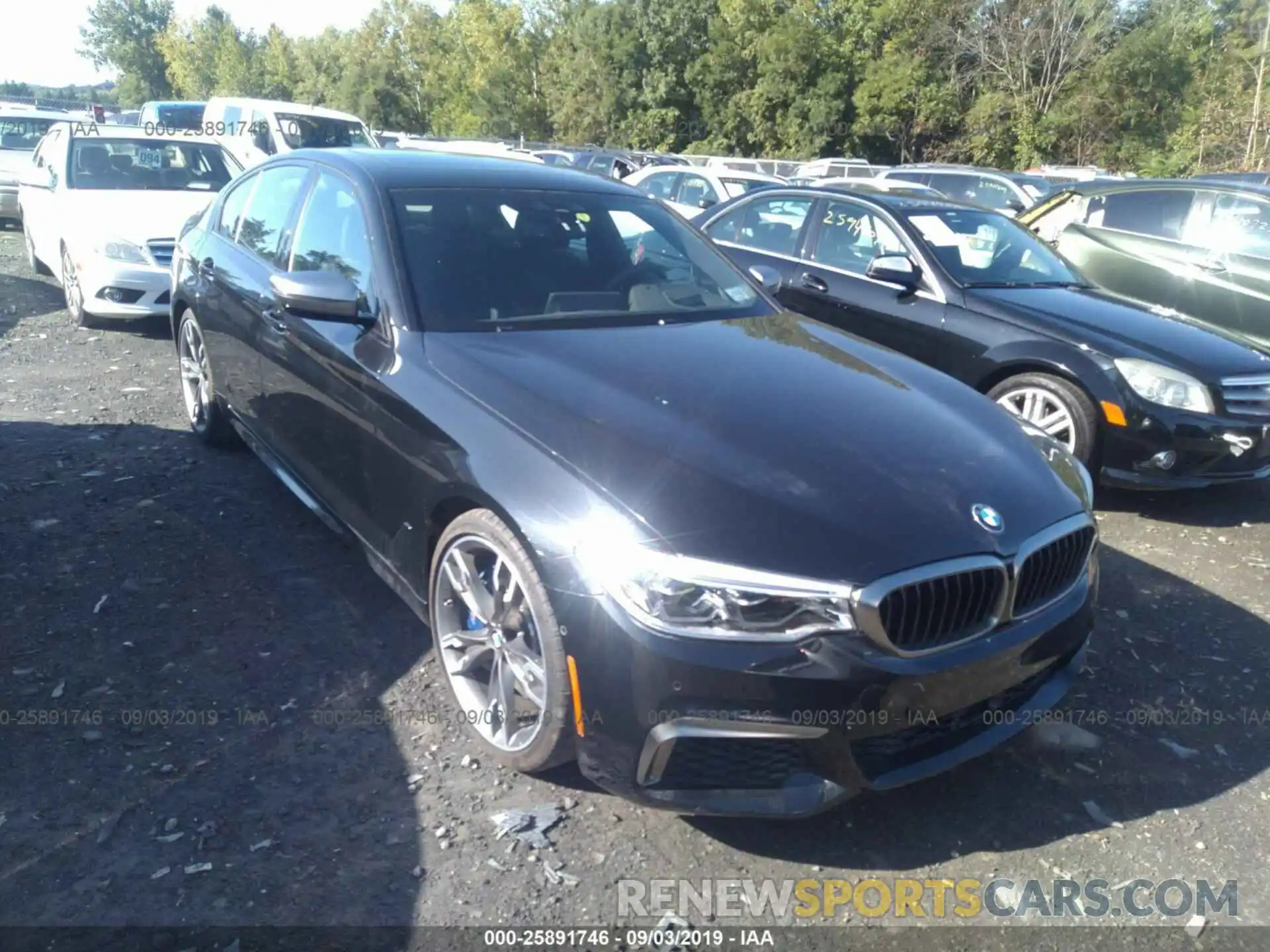 1 Photograph of a damaged car WBAJB9C53KB288014 BMW M550XI 2019