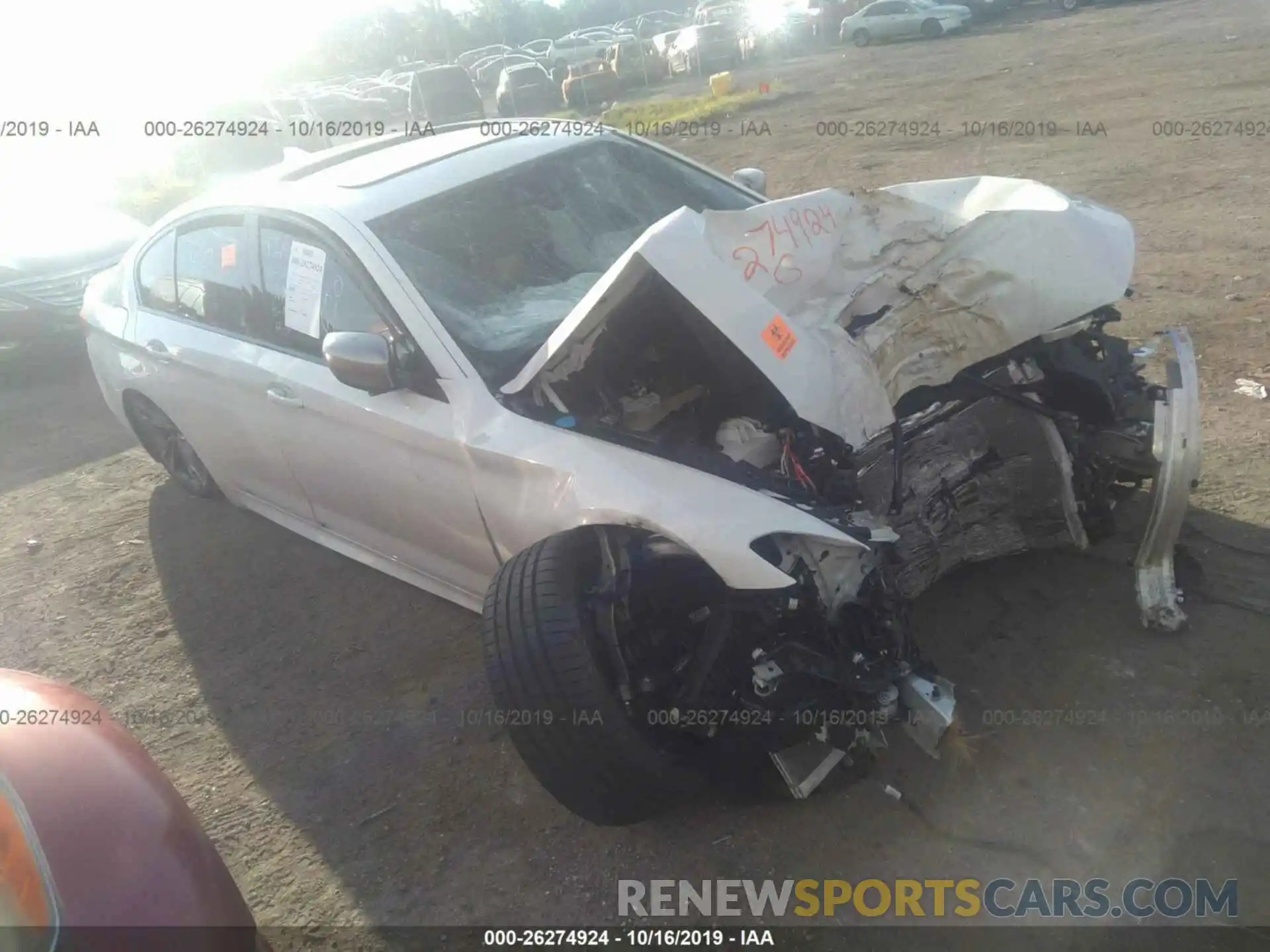 1 Photograph of a damaged car WBAJB9C55KB289441 BMW M550XI 2019