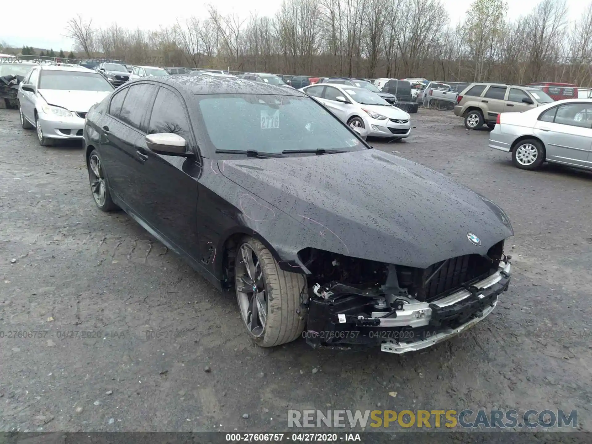 1 Фотография поврежденного автомобиля WBAJB9C5XKB464685 BMW M550XI 2019