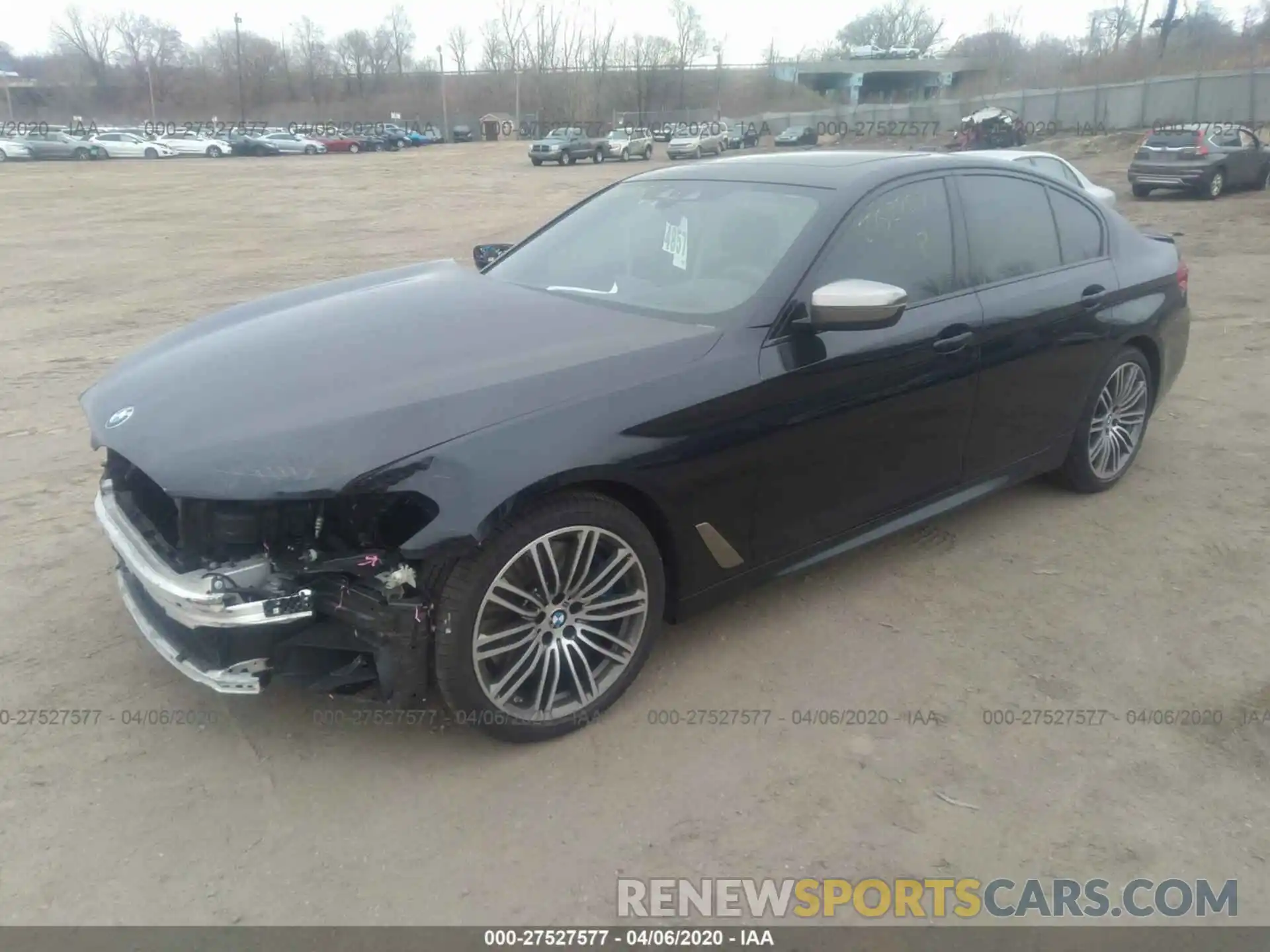 2 Фотография поврежденного автомобиля WBAJS7C05LCD14829 BMW M550XI 2020
