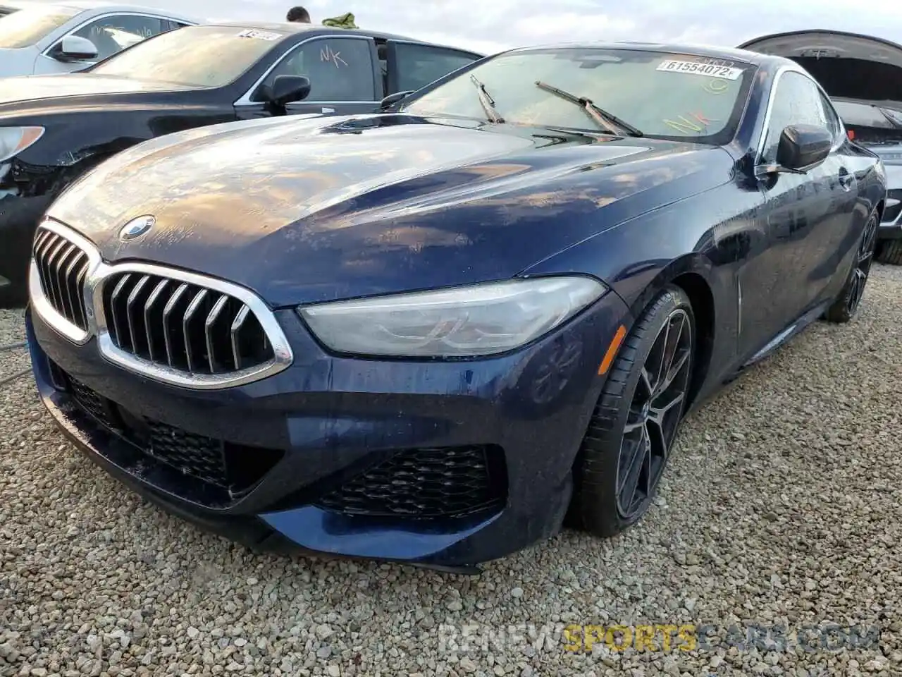 2 Photograph of a damaged car WBABC4C50KBU96565 BMW M8 2019