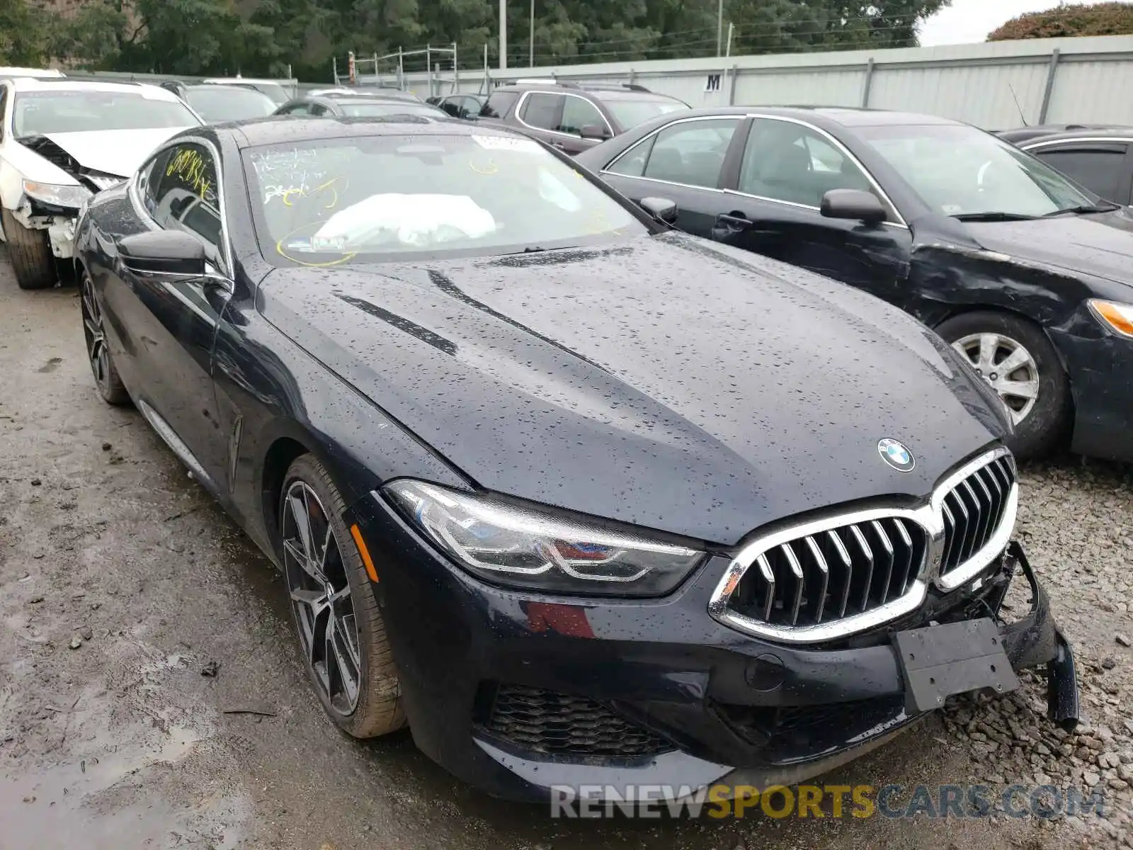 1 Photograph of a damaged car WBABC4C51KBU96333 BMW M8 2019