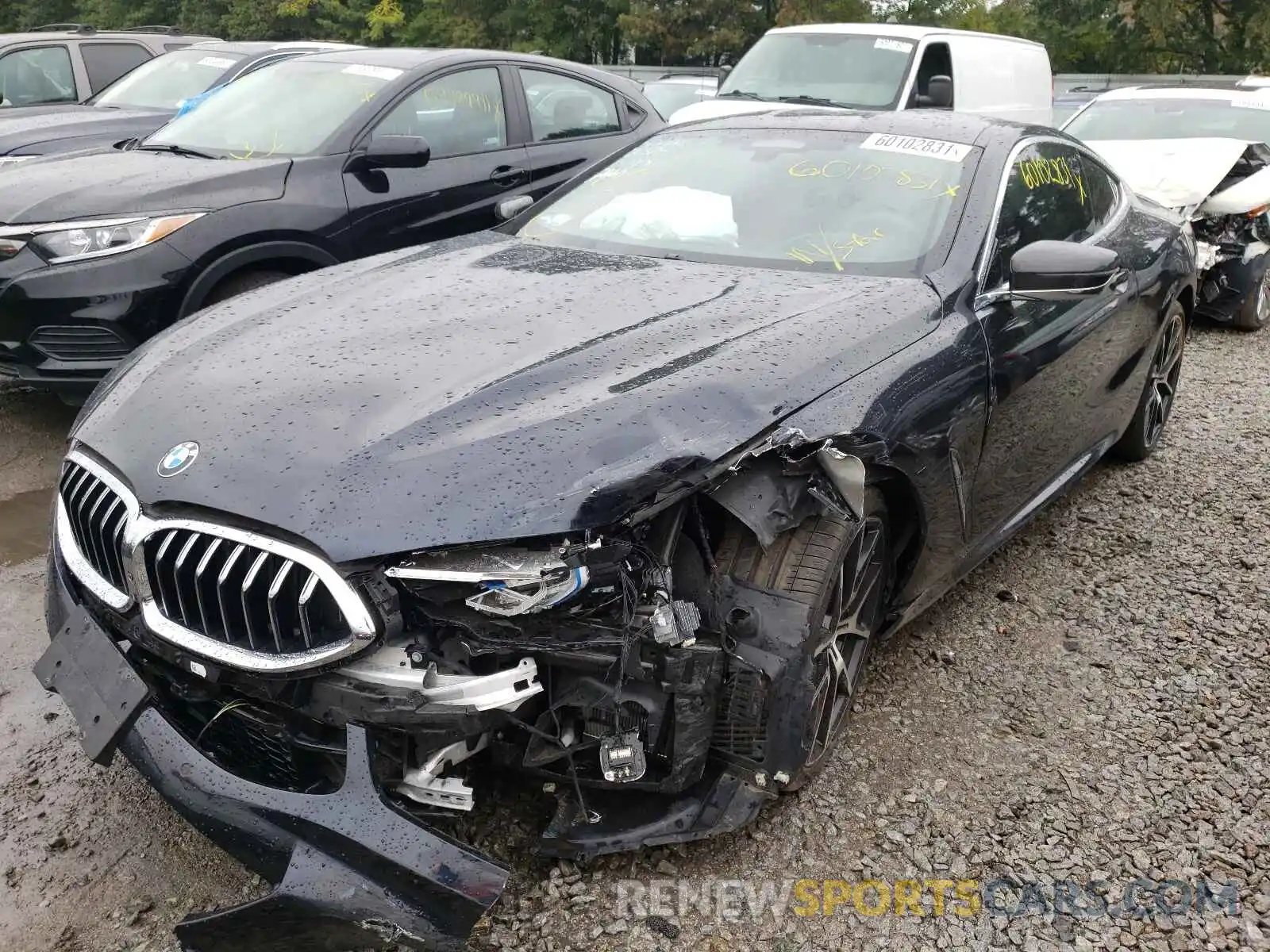 2 Photograph of a damaged car WBABC4C51KBU96333 BMW M8 2019