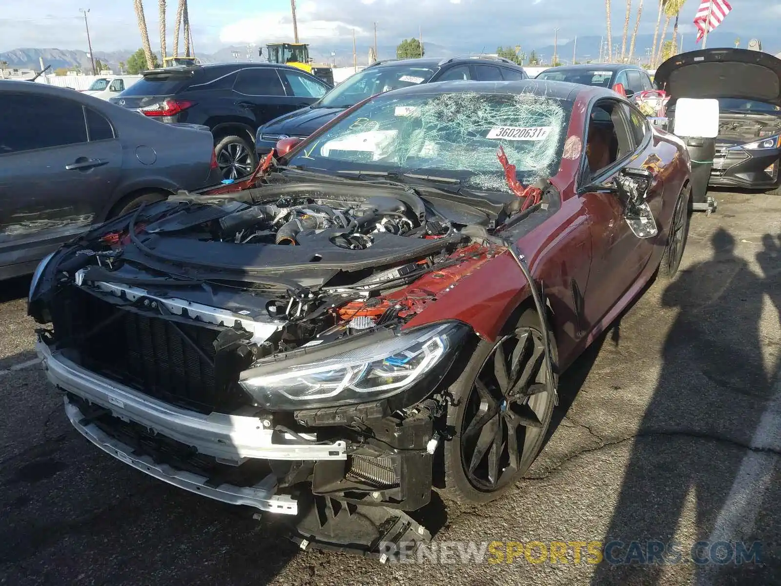 2 Photograph of a damaged car WBABC4C54KBJ35579 BMW M8 2019
