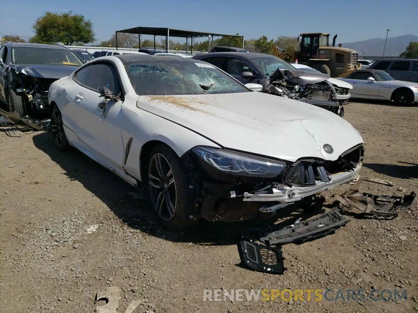 1 Photograph of a damaged car WBABC4C55KBJ35736 BMW M8 2019