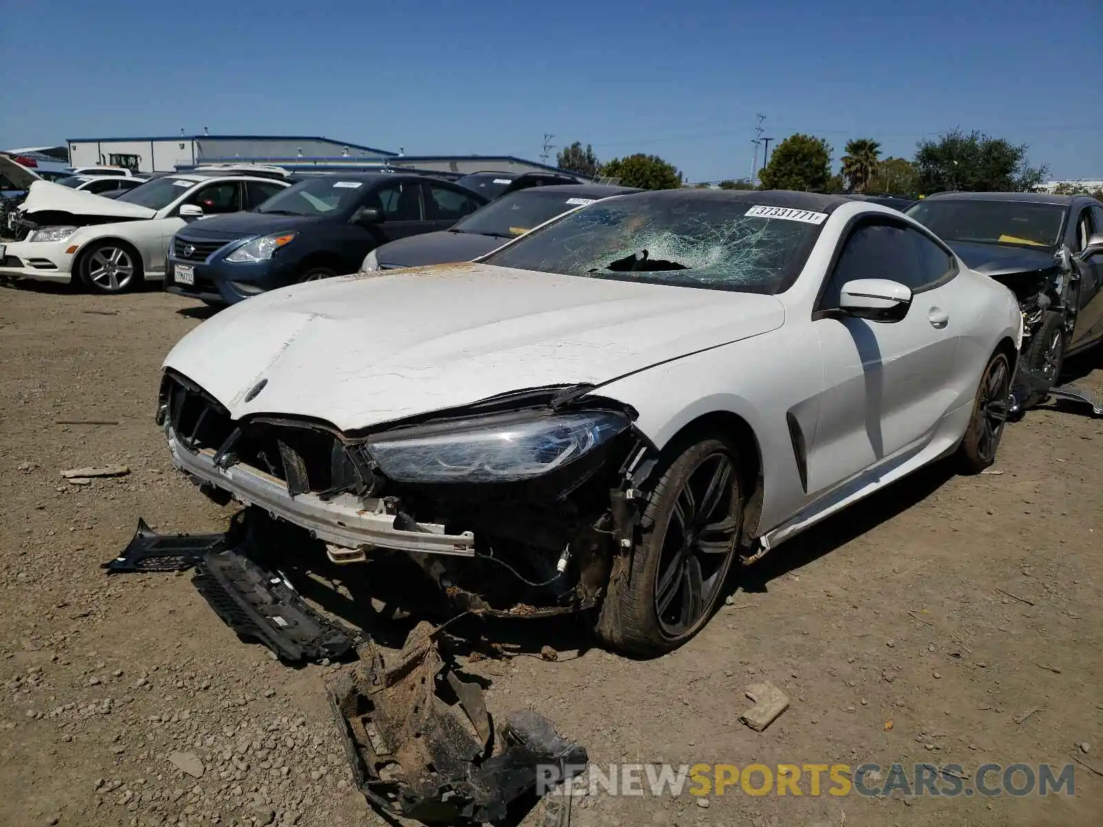 2 Photograph of a damaged car WBABC4C55KBJ35736 BMW M8 2019