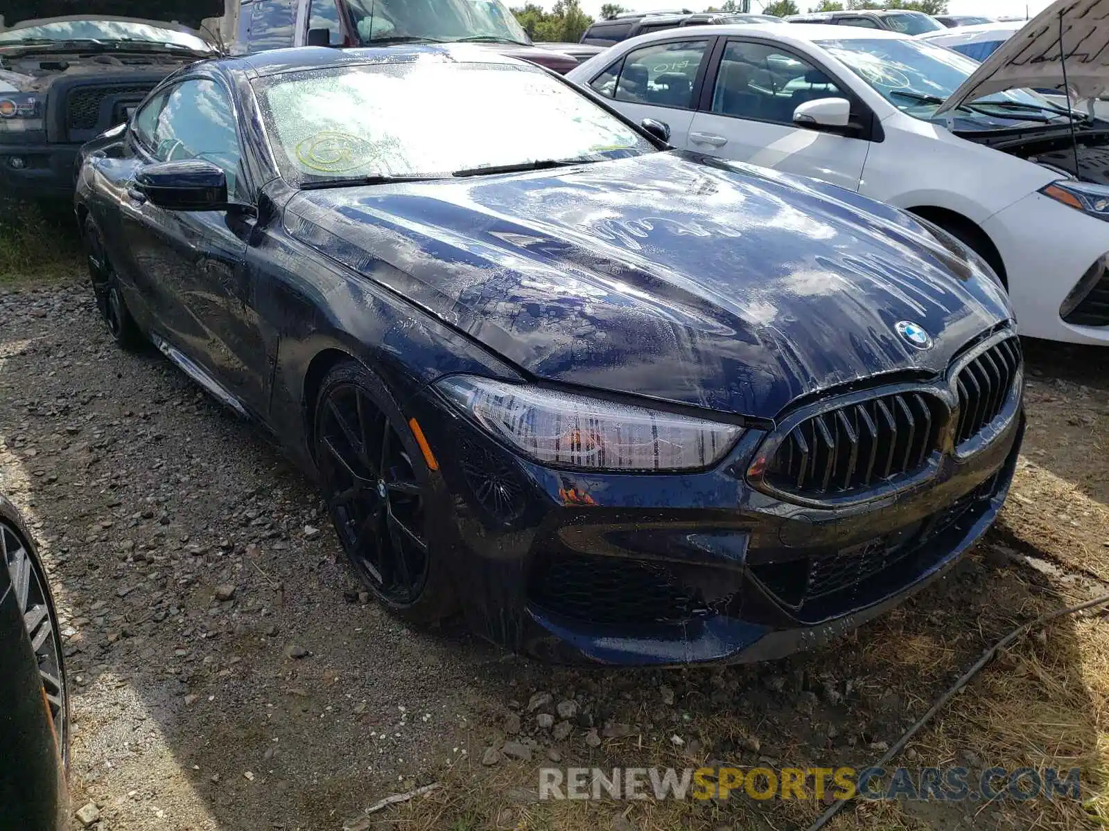 1 Photograph of a damaged car WBABC4C55KBJ35865 BMW M8 2019