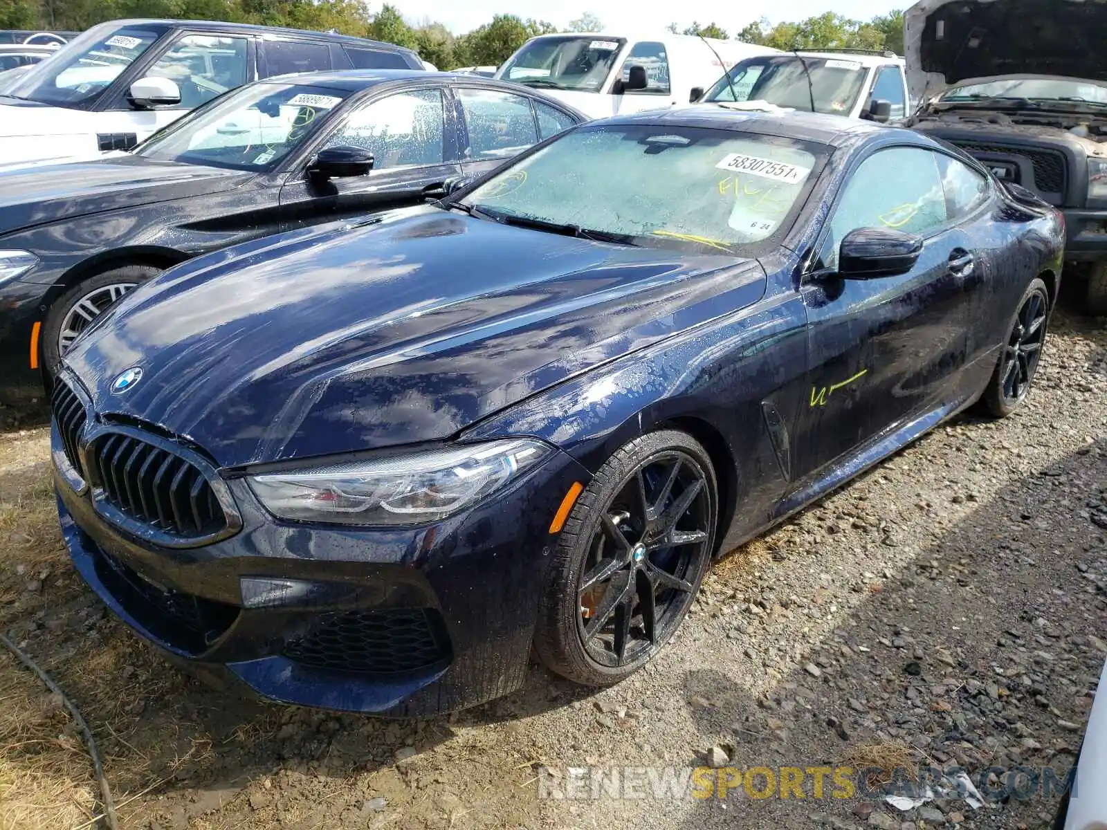 2 Photograph of a damaged car WBABC4C55KBJ35865 BMW M8 2019