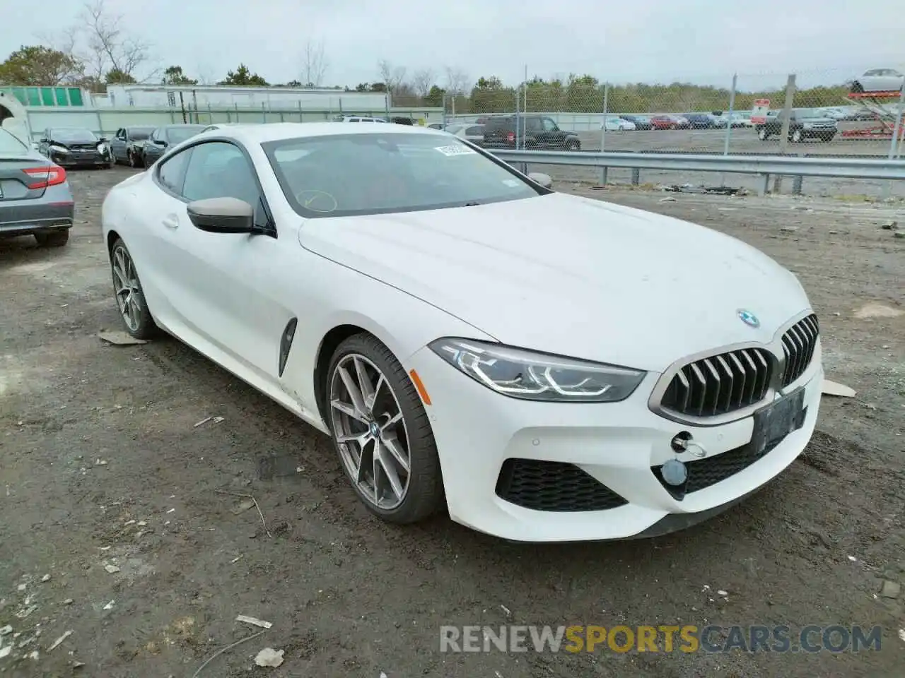 1 Photograph of a damaged car WBABC4C56KBU96540 BMW M8 2019