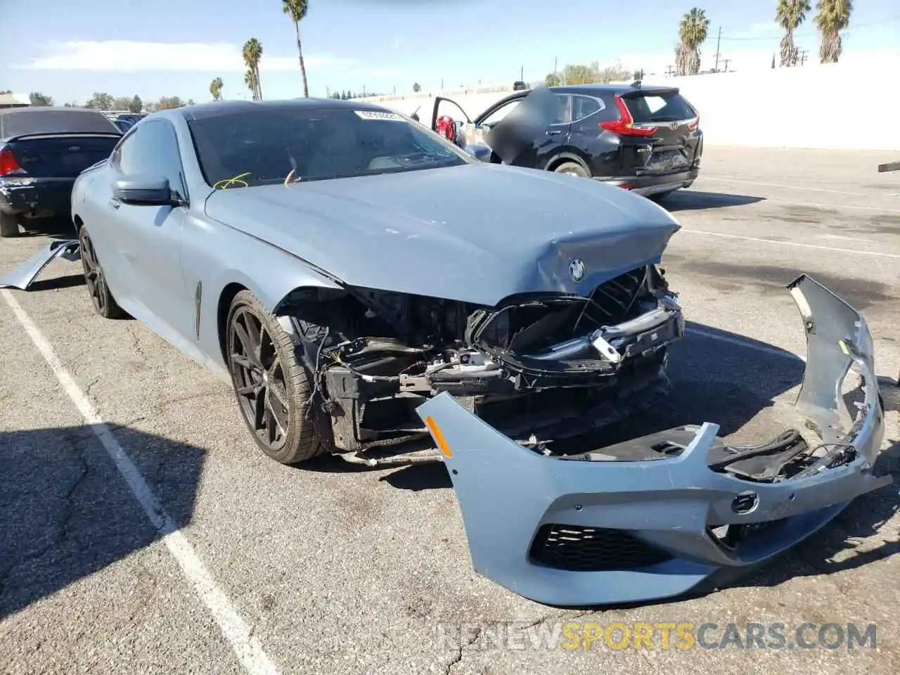 1 Photograph of a damaged car WBABC4C57KBU96868 BMW M8 2019