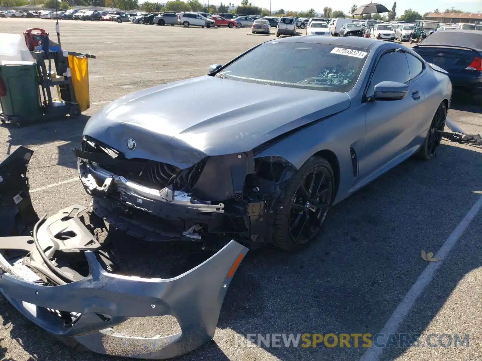 2 Photograph of a damaged car WBABC4C57KBU96868 BMW M8 2019