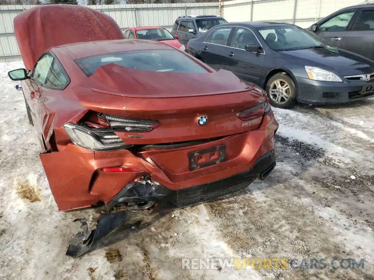 9 Photograph of a damaged car WBABC4C59KBJ35772 BMW M8 2019