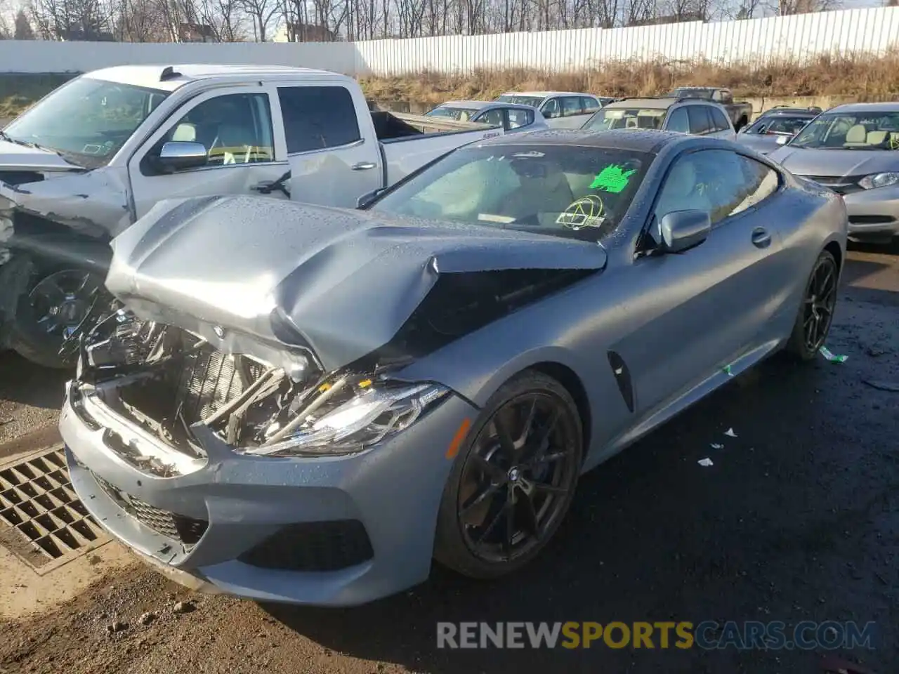 2 Photograph of a damaged car WBABC4C59KBU96838 BMW M8 2019