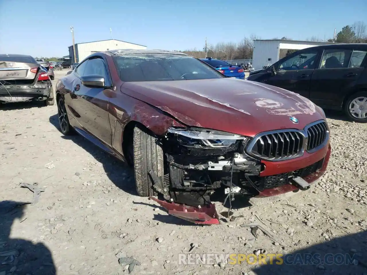 1 Photograph of a damaged car WBABC4C5XKBU96279 BMW M8 2019