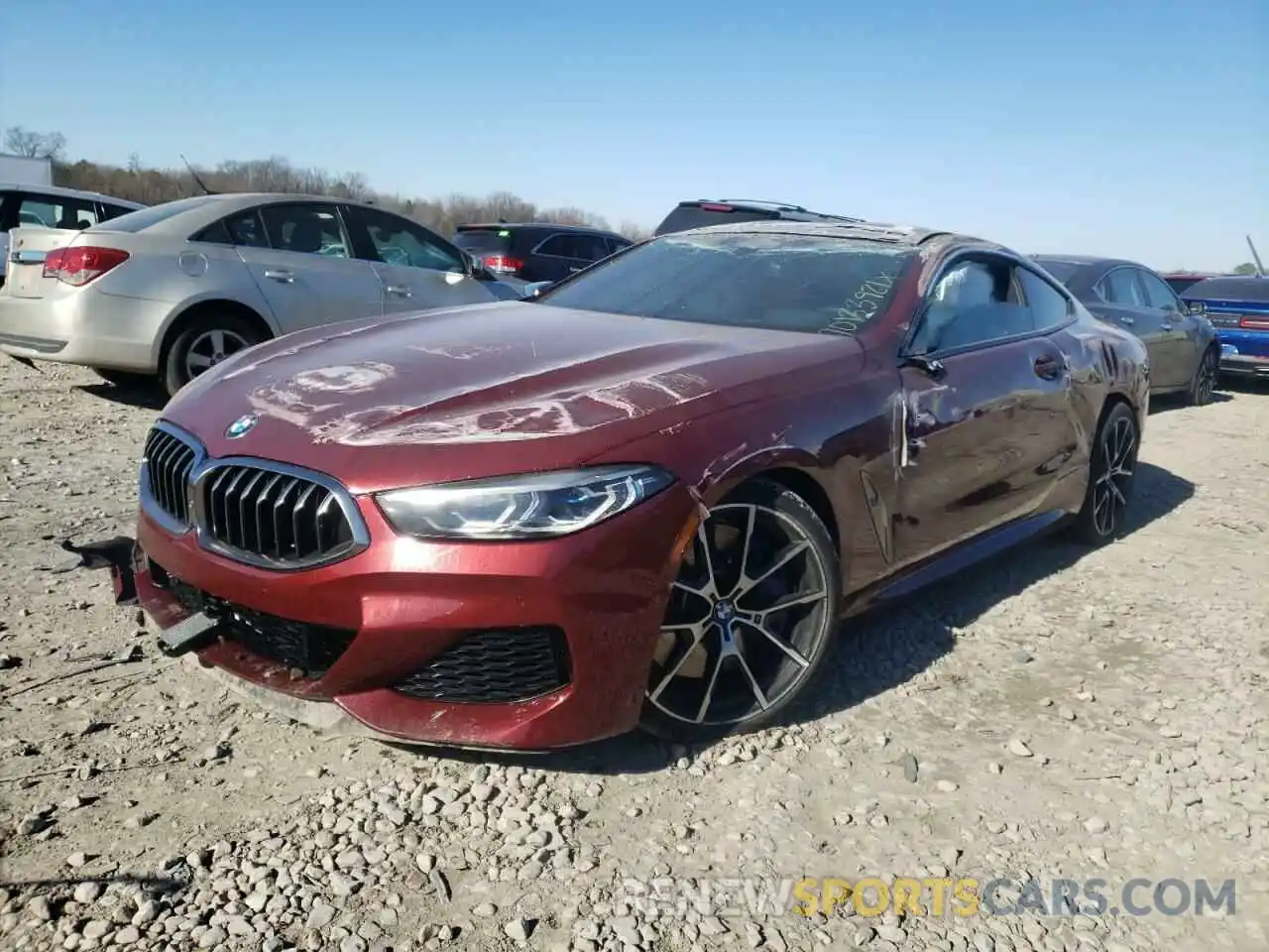 2 Photograph of a damaged car WBABC4C5XKBU96279 BMW M8 2019