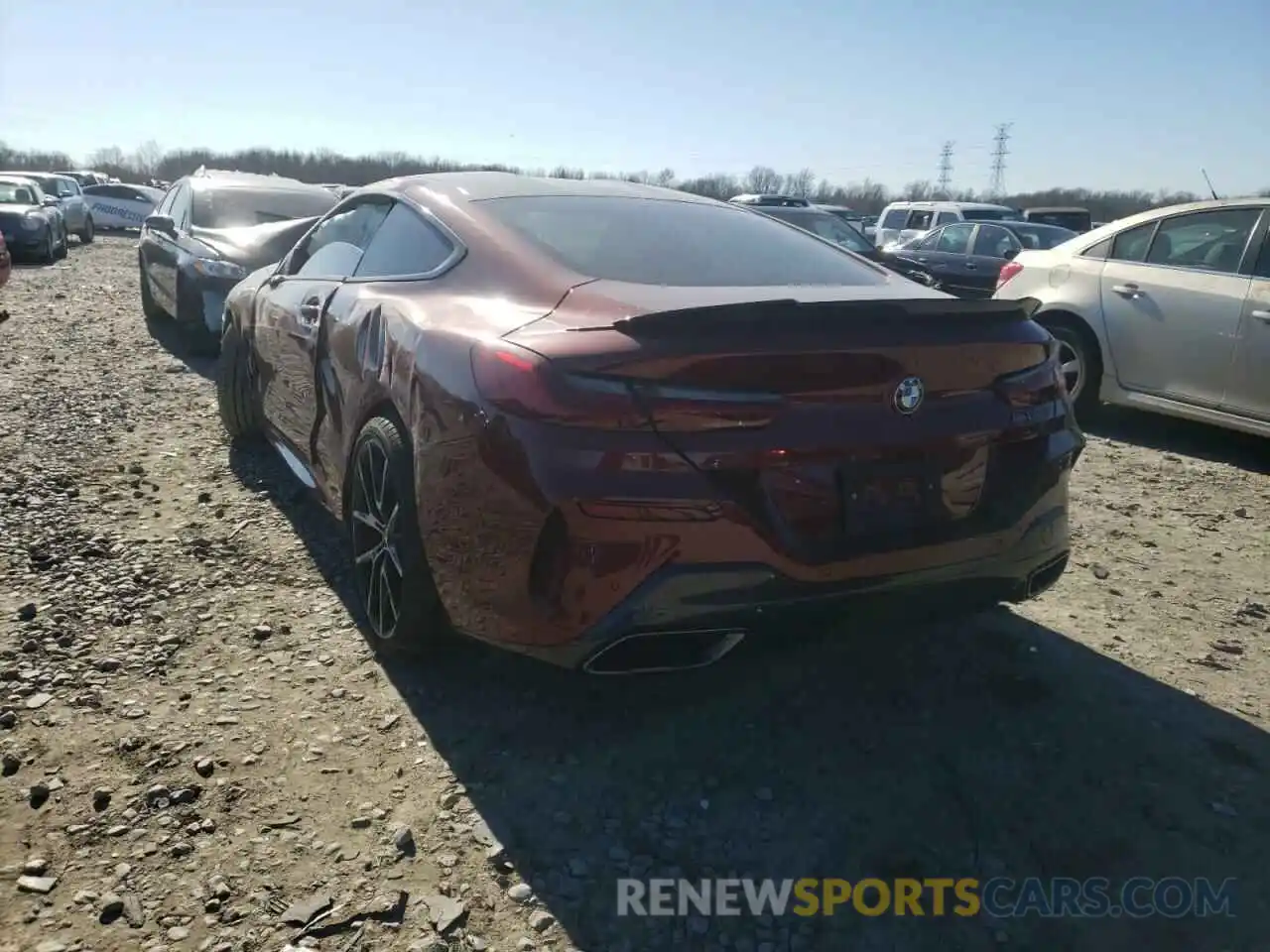 3 Photograph of a damaged car WBABC4C5XKBU96279 BMW M8 2019