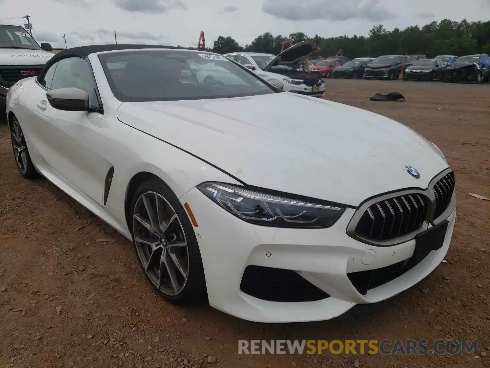 1 Photograph of a damaged car WBAFY4C50KBJ98715 BMW M8 2019