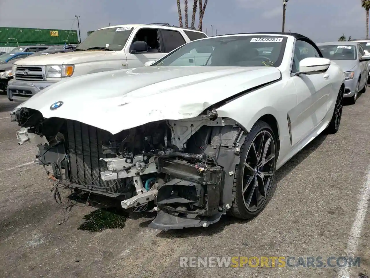 2 Photograph of a damaged car WBAFY4C51KBJ98836 BMW M8 2019