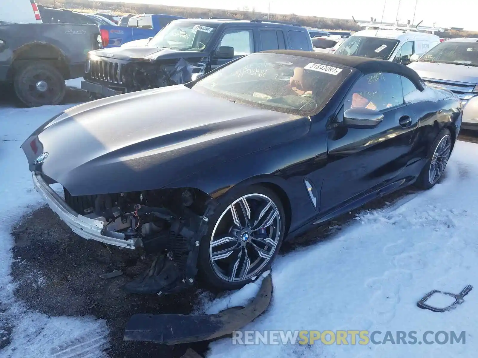 2 Photograph of a damaged car WBAFY4C51KBX29372 BMW M8 2019