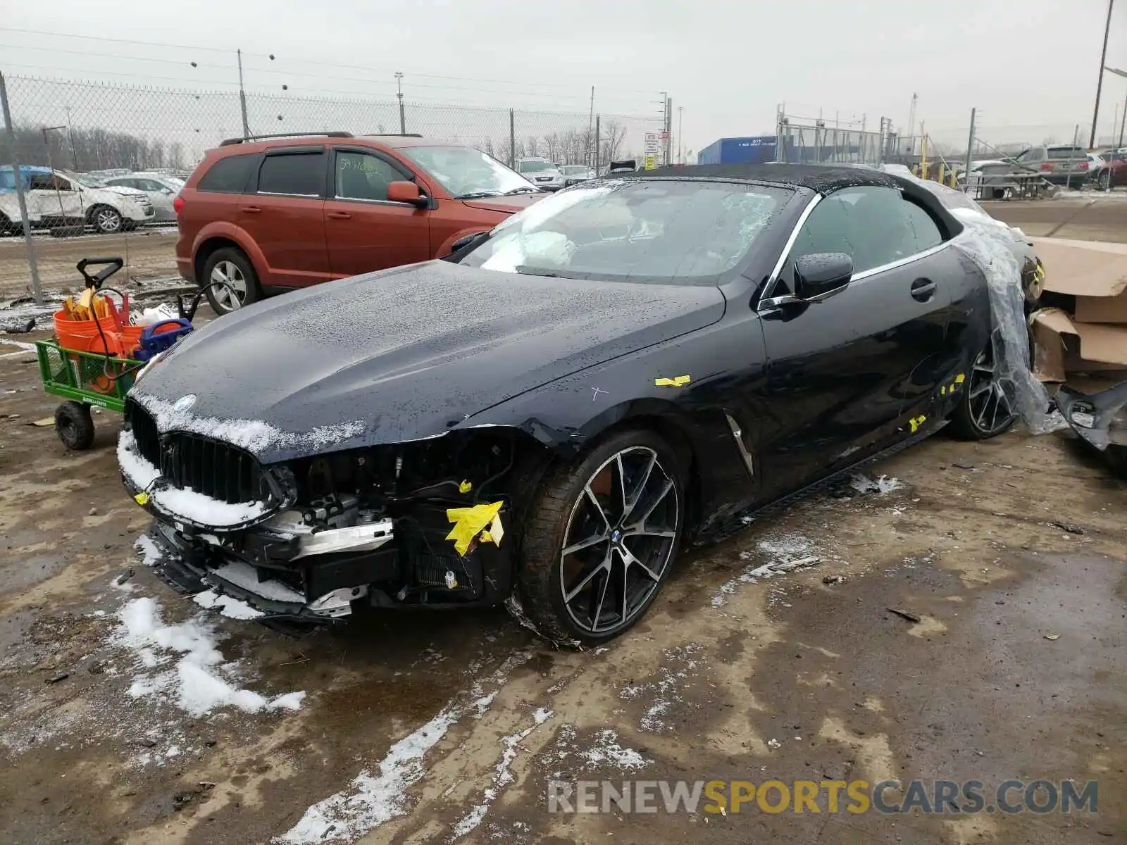 2 Фотография поврежденного автомобиля WBAFY4C52KBJ98960 BMW M8 2019