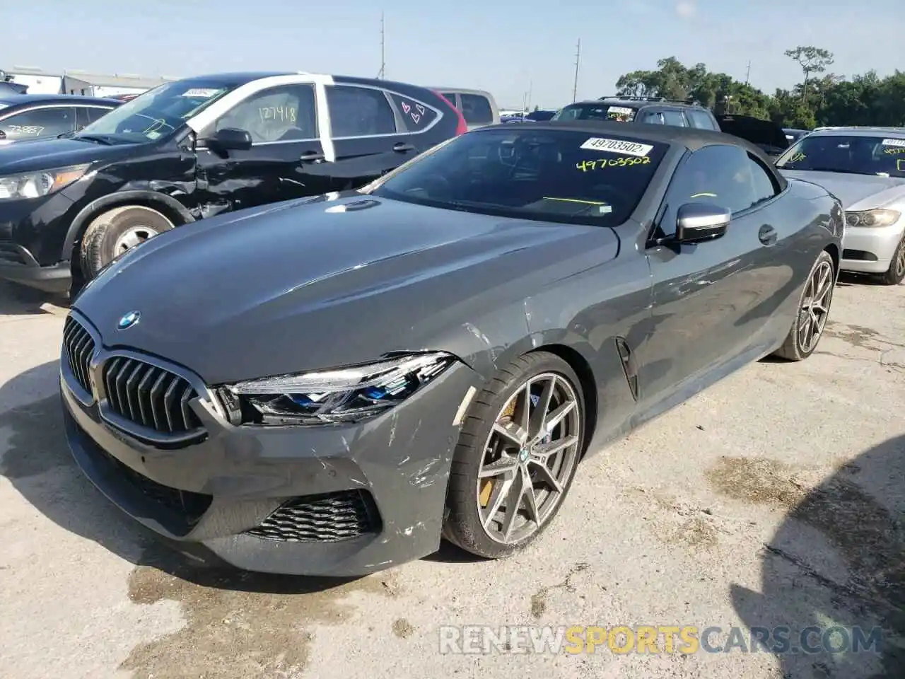 2 Photograph of a damaged car WBAFY4C52KBX29574 BMW M8 2019