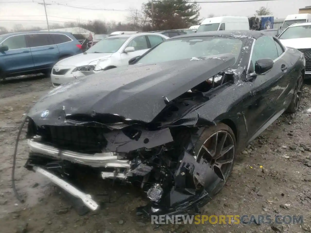 2 Photograph of a damaged car WBAFY4C53KBX38882 BMW M8 2019