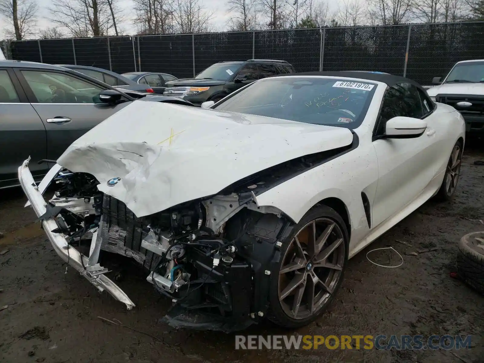 2 Photograph of a damaged car WBAFY4C55KBX29522 BMW M8 2019