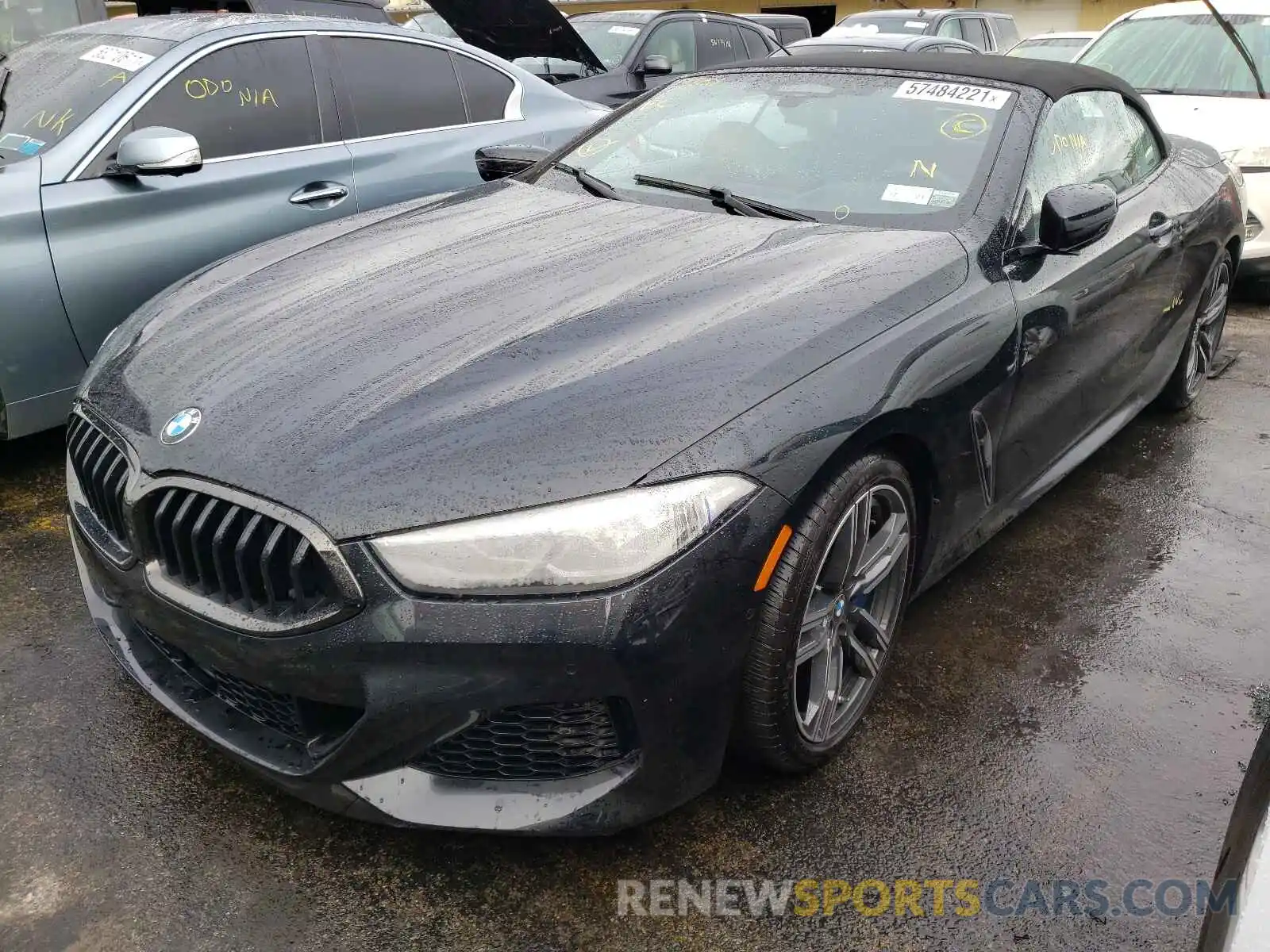 2 Photograph of a damaged car WBAFY4C56KBX39556 BMW M8 2019