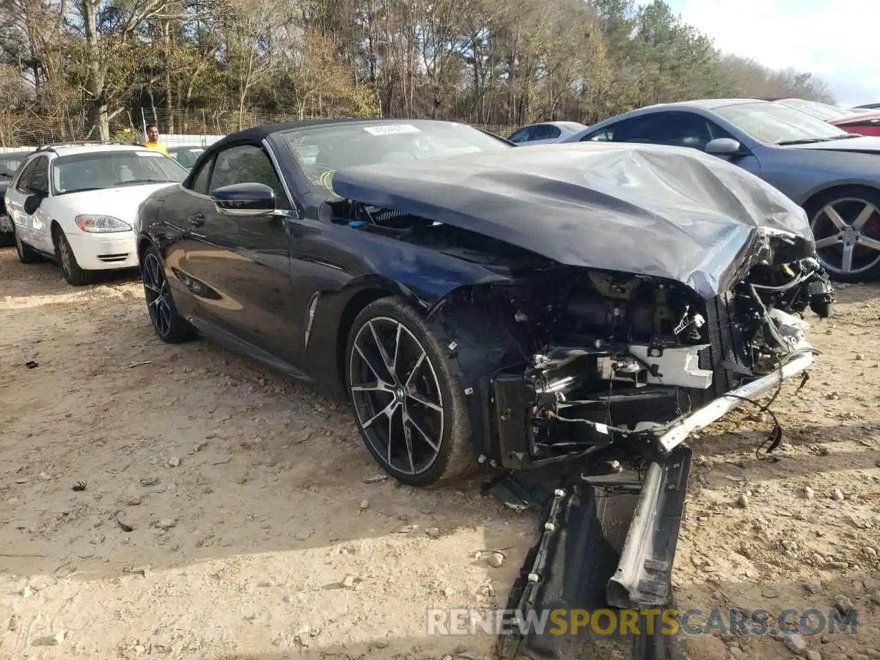 1 Photograph of a damaged car WBAFY4C57KBX29974 BMW M8 2019