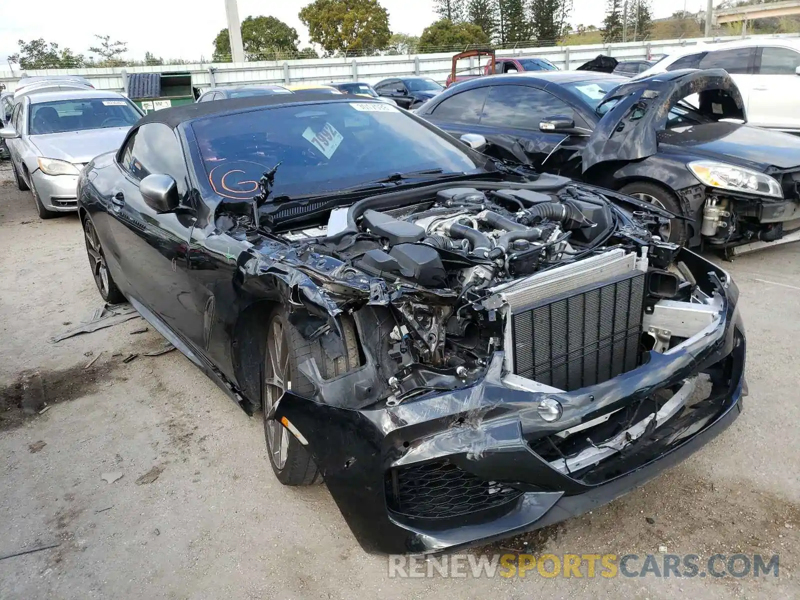 1 Photograph of a damaged car WBAFY4C58KBX39266 BMW M8 2019