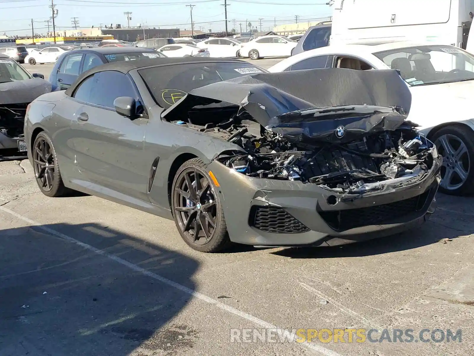 1 Photograph of a damaged car WBAFY4C59KBX29653 BMW M8 2019