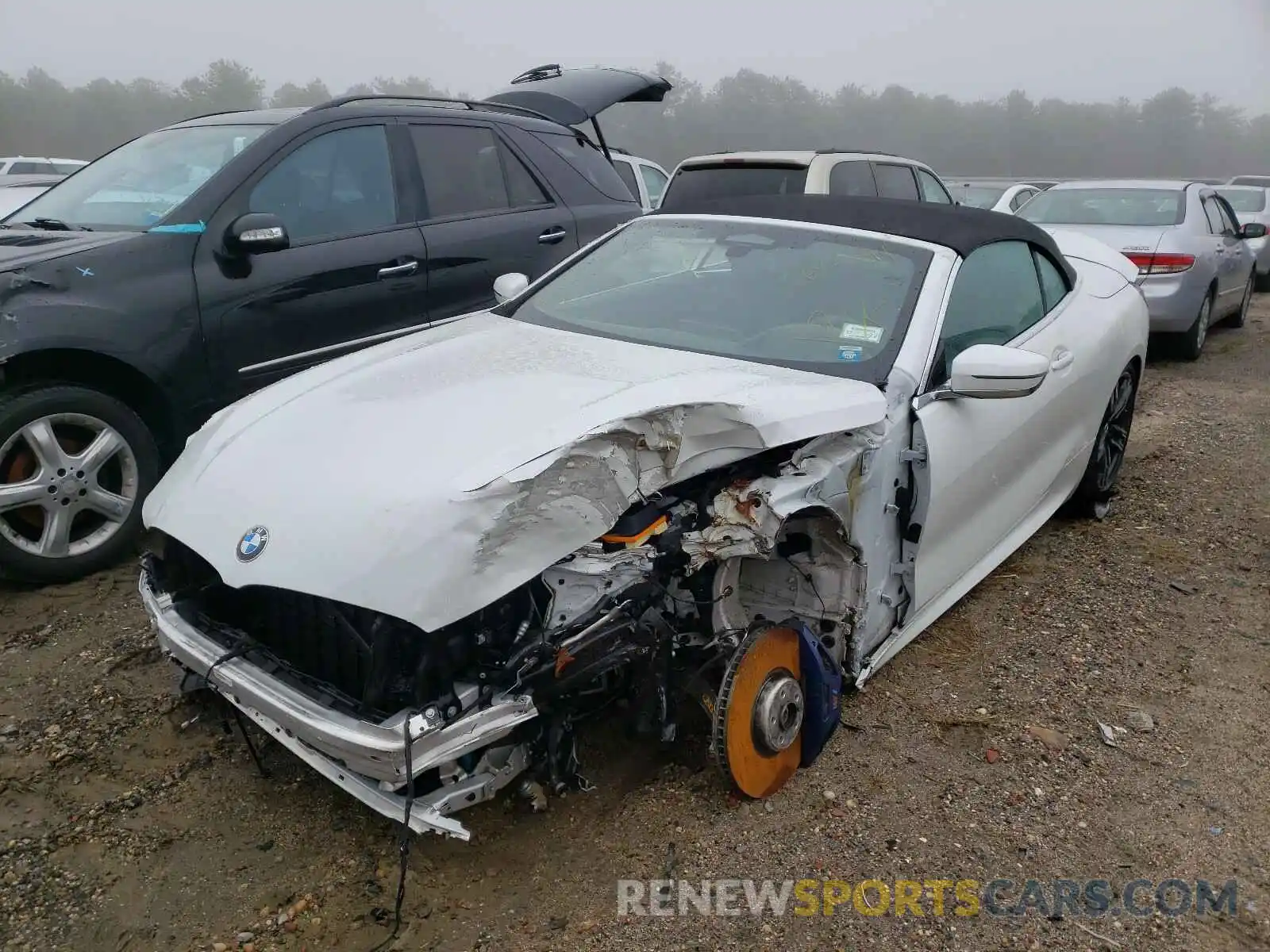 2 Photograph of a damaged car WBAFY4C59KBX39521 BMW M8 2019