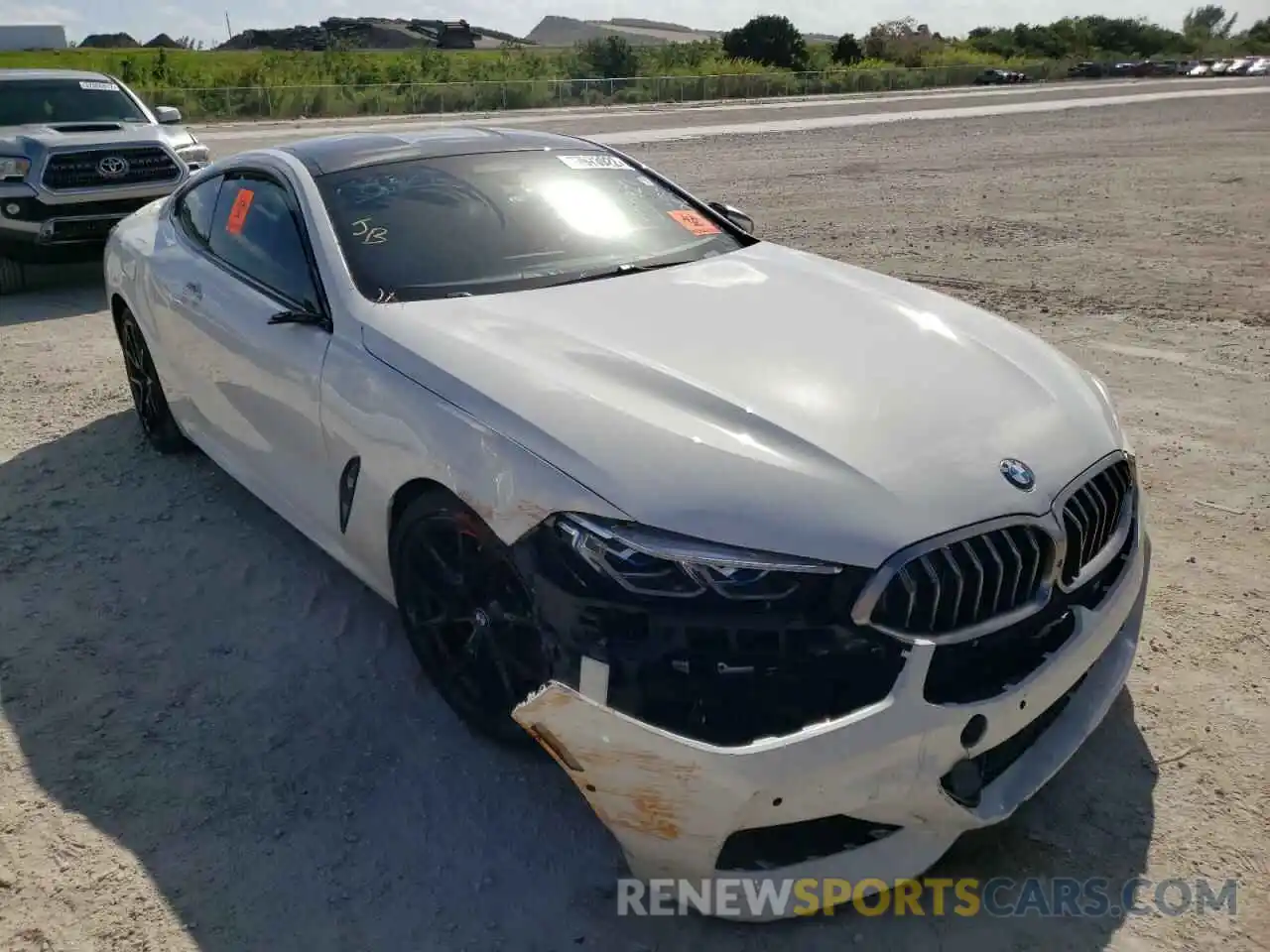 1 Photograph of a damaged car WBABC4C09LCD38292 BMW M8 2020