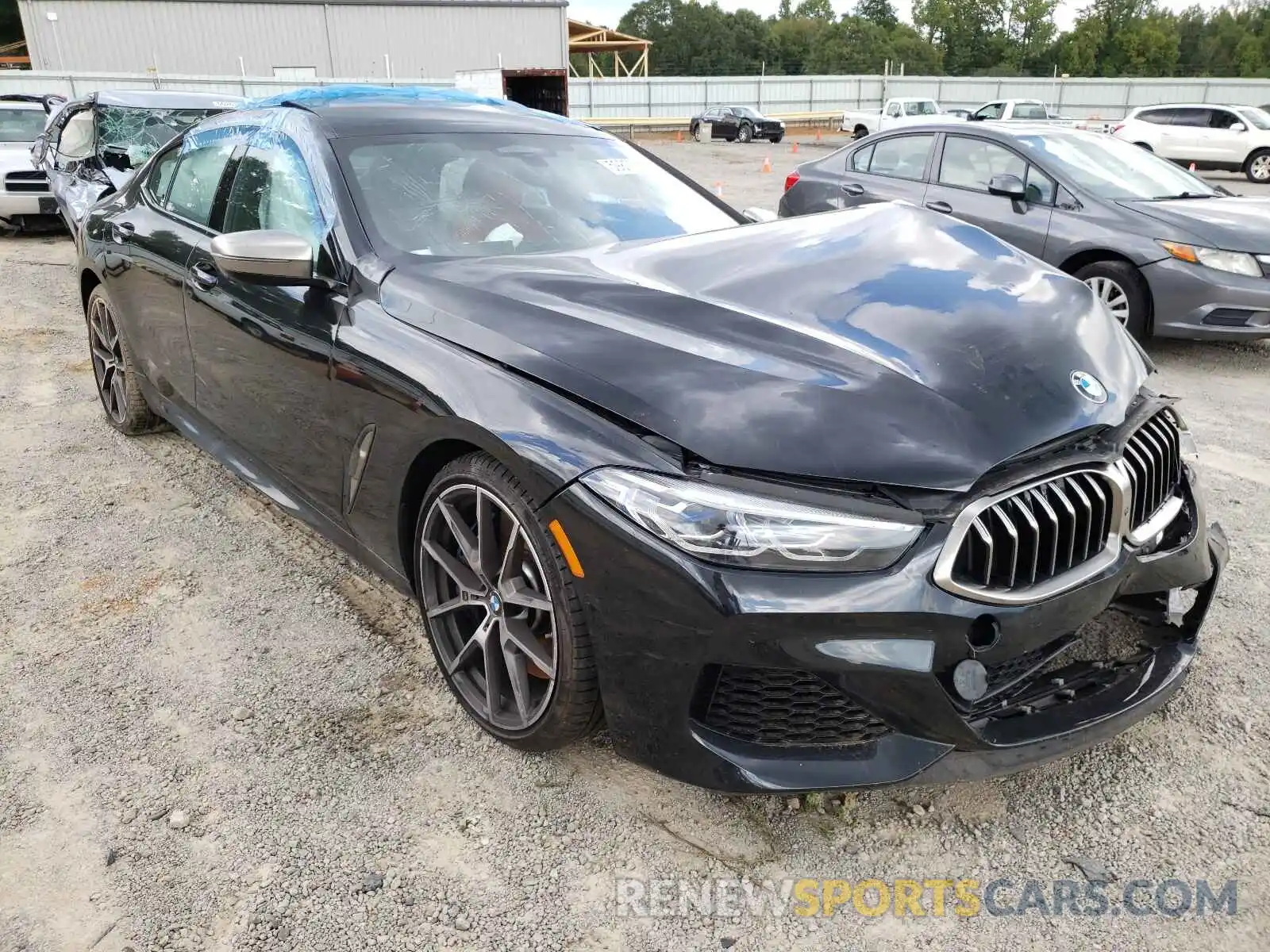 1 Photograph of a damaged car WBAGV8C00LBP48893 BMW M8 2020