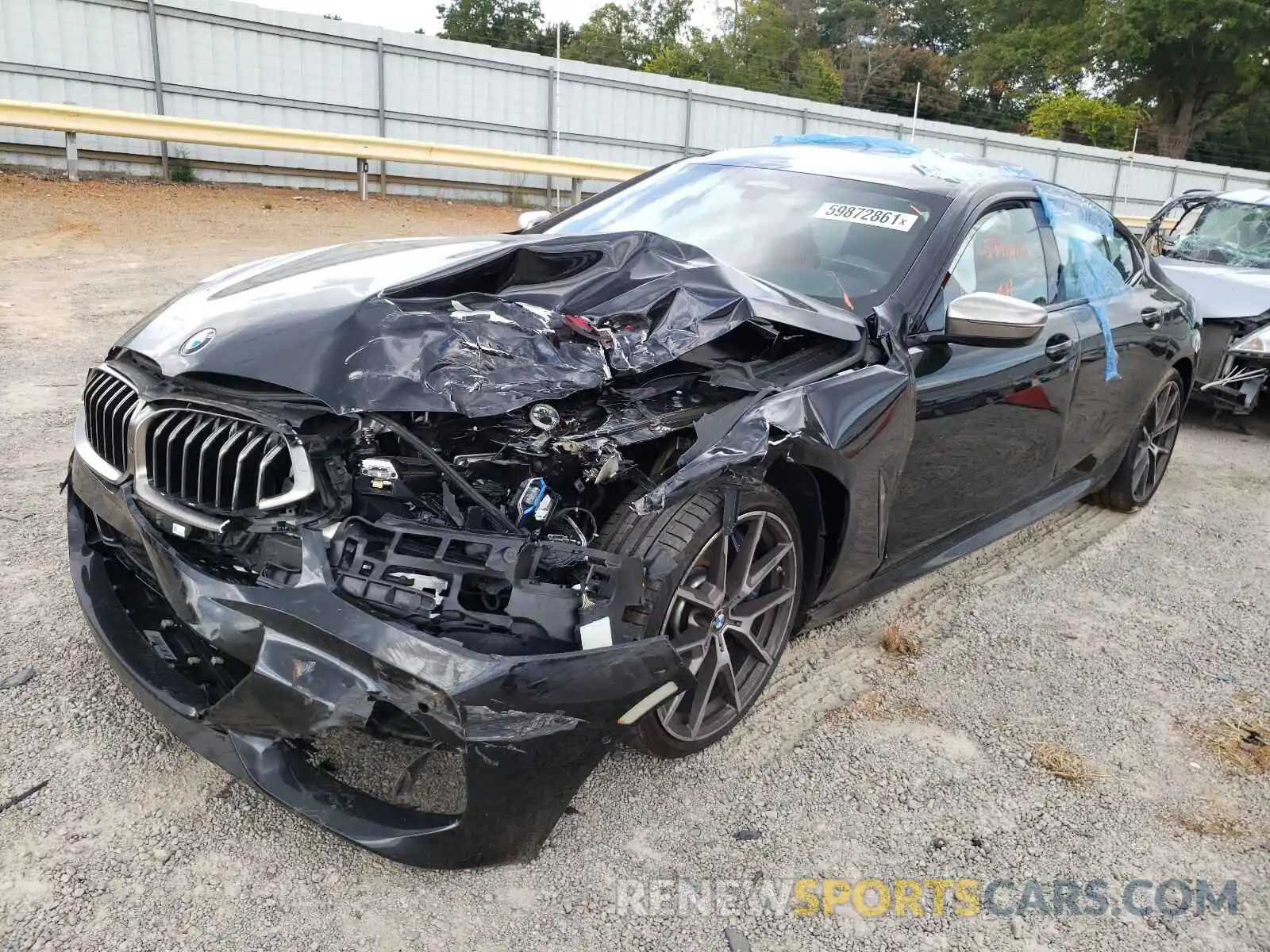 2 Photograph of a damaged car WBAGV8C00LBP48893 BMW M8 2020