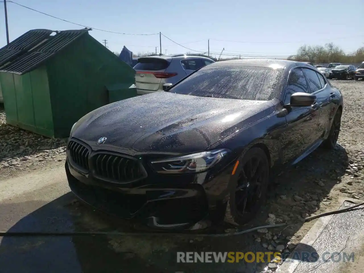 2 Photograph of a damaged car WBAGV8C01LBP48725 BMW M8 2020