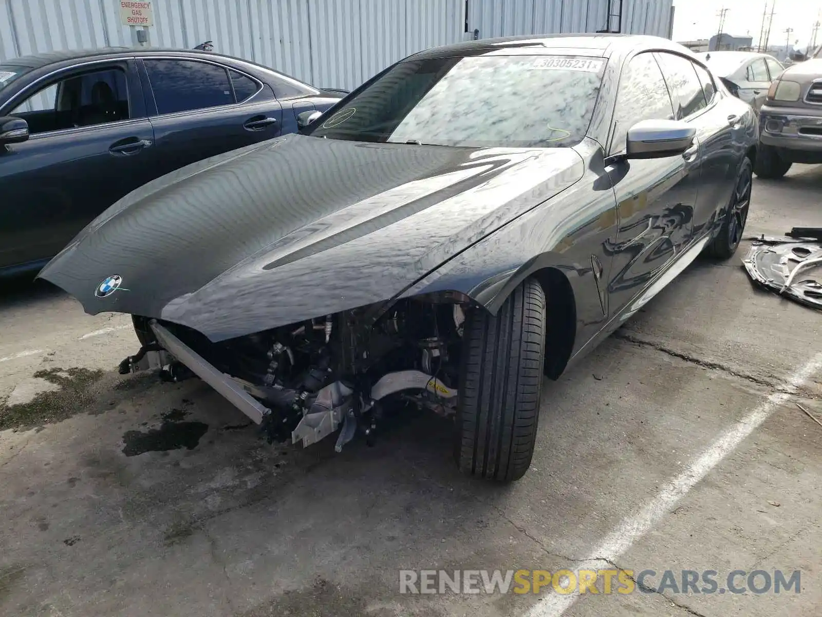 2 Photograph of a damaged car WBAGV8C01LCE47689 BMW M8 2020
