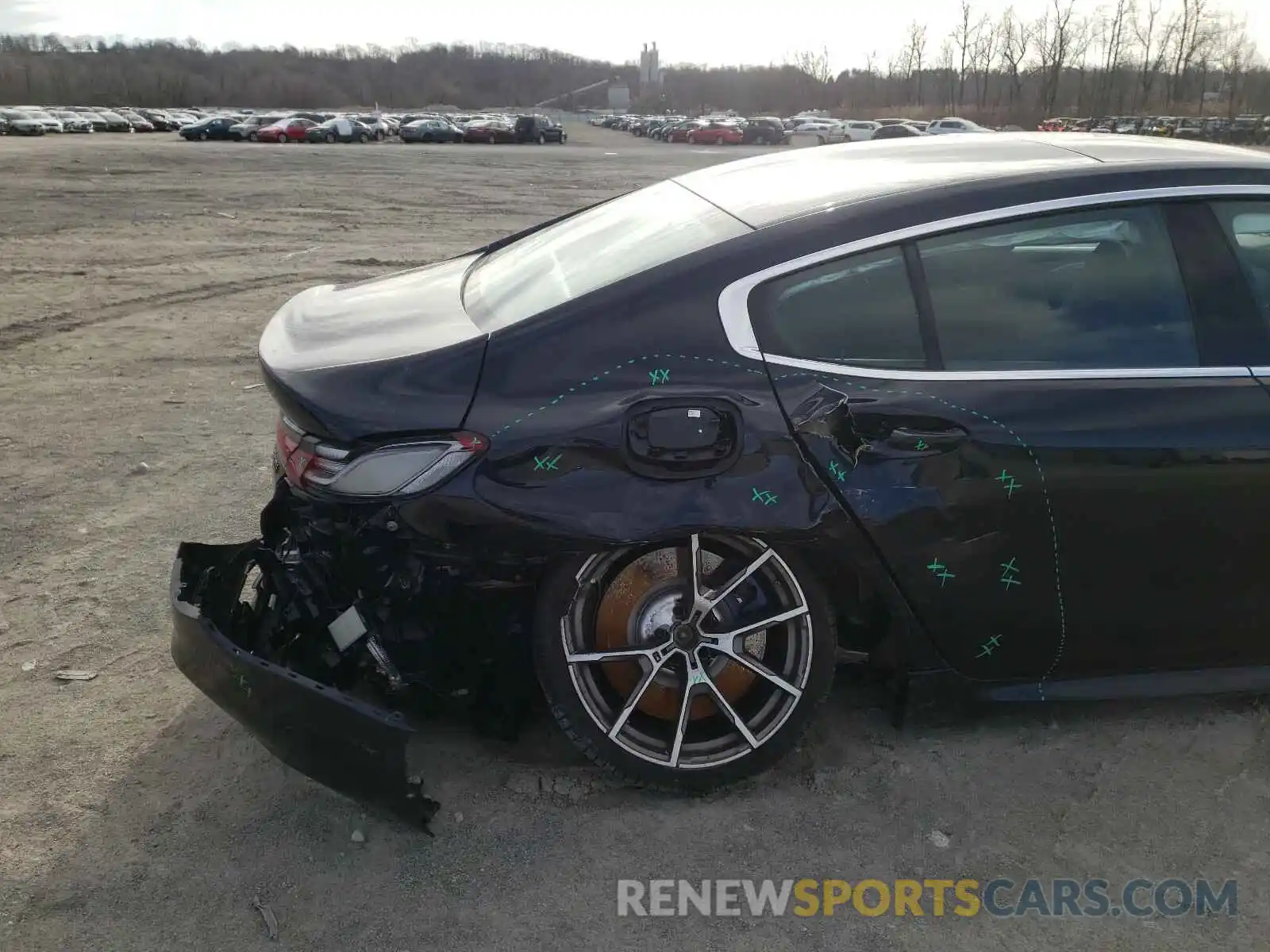 9 Photograph of a damaged car WBAGV8C05LCE65080 BMW M8 2020